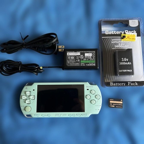Console sony psp - console, verde