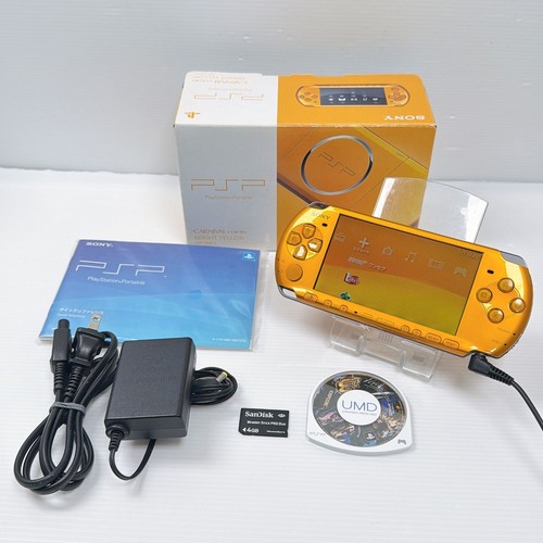 Sony psp 3000 giallo - psp,