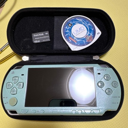 Sony psp 2000 console verde - 2000,